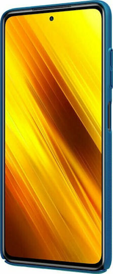 Nillkin Супер Матирана Задна Корица Пластмаса Синя Poco X3 NFC / X3 Pro