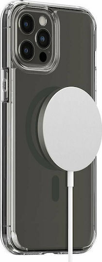 Spigen Ultra Hybrid Mag Plastic / Silicone Back Cover Transparent (iPhone 12 Pro Max)