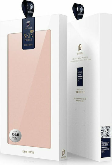 Dux Ducis Skin Pro Book Synthetic Leather Pink (Redmi Note 10 / 10s / Poco M5s)