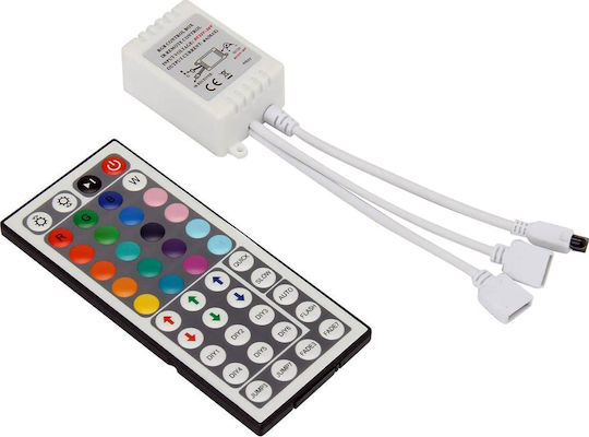 Metanor LED-Streifen 12V RGB Licht 2x5m mit Netzteil & Fernbedienung