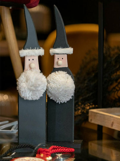 InTheBox Beleuchtet Weihnachtliche Holz Figur Höhe 33cm