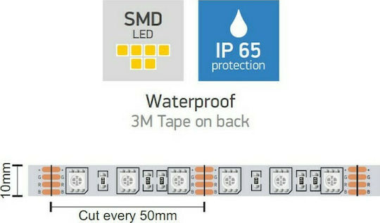 Spot Light Αδιάβροχη Smart Ταινία LED Wi-Fi 220V RGB Φως 5m με Τροφοδοτικό, Τηλεχειριστήριο & WiFi Controller