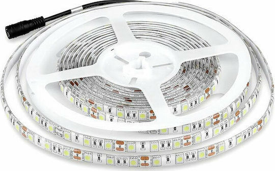 V-TAC Αδιάβροχη Ταινία LED 12V Θερμό Λευκό Φως 5m Τύπου SMD5050