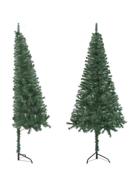 Christmas Wall Green Tree with Metallic Base H180pcs Angular