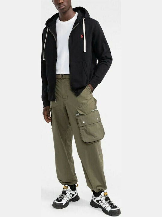 Sweatshirt Fleece with Hood Black