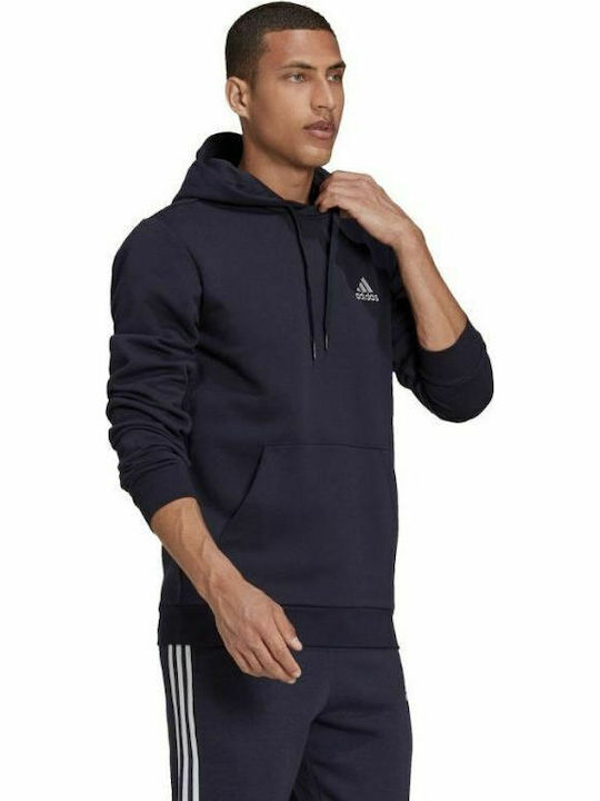 Essentials Sweatshirt With Hood Navy