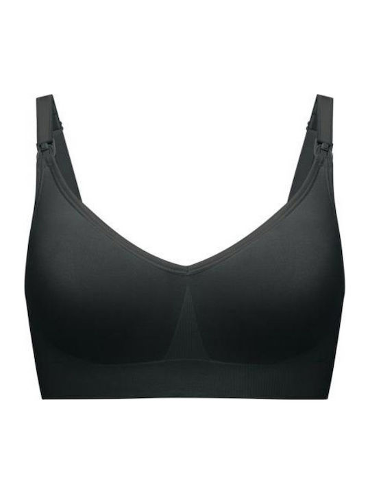Bravado Body Silk Seamless BRV-1401-BL Μπουστάκι Εγκυμοσύνης & Θηλασμού με Clips Μαύρο