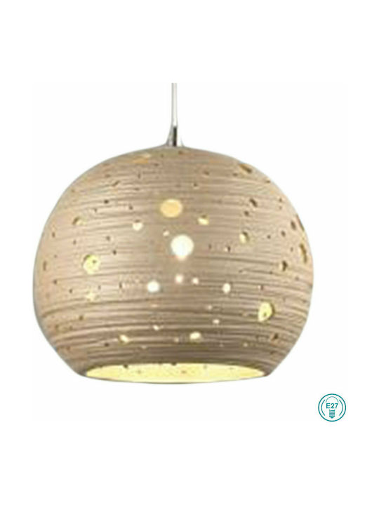 Fabas Luce Corvara Hängelampe Bronze mit Fassung E27 25cm.