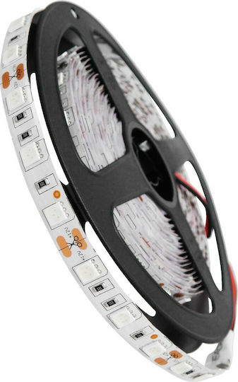 GloboStar Αδιάβροχη Ταινία LED 12V Πράσινο Φως 5m Τύπου SMD5050