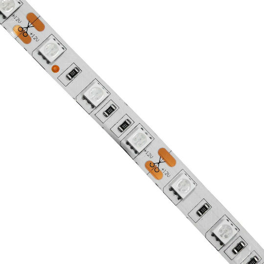 GloboStar Αδιάβροχη Ταινία LED 12V Πράσινο Φως 5m Τύπου SMD5050