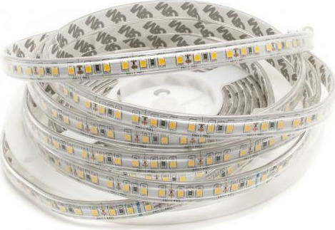Aca Αδιάβροχη Ταινία LED 24V Ψυχρό Λευκό Φως 1m Τύπου SMD2835