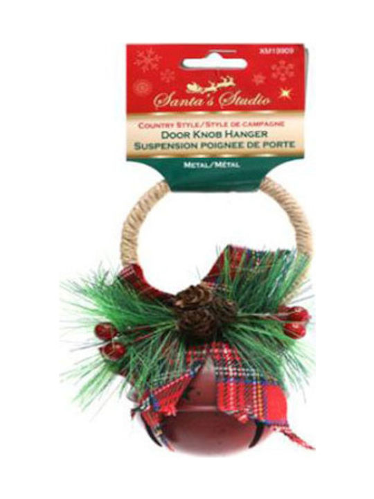 Hanging Bell Ornament Metal 16x16cm Various Colors Various Colors