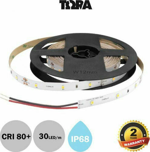 Cubalux Waterproof LED Strip 24V Warm White Light 5m Type SMD2835