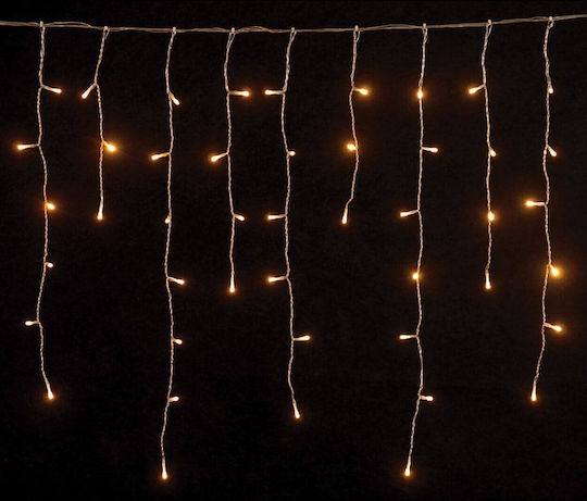 300 Lights LED 9m. x 70cm Warm White type Rain 1pcs