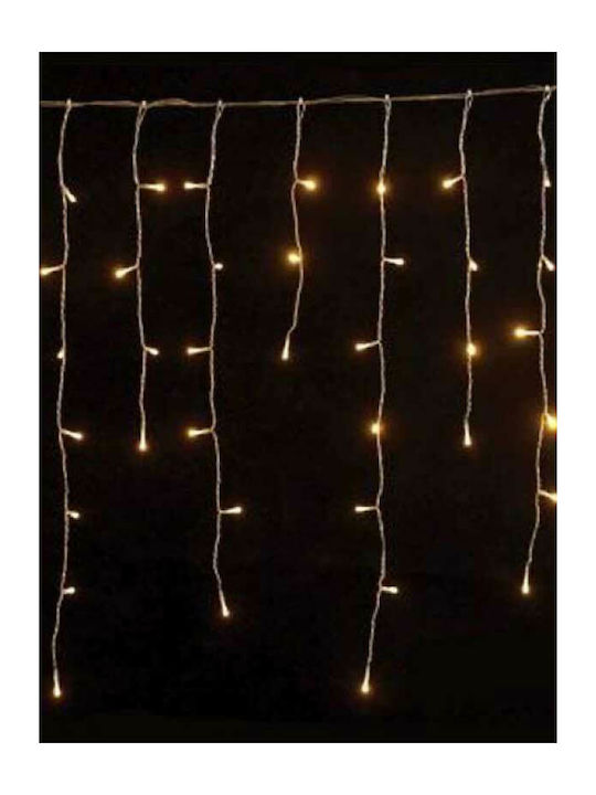 144 Lights LED 3m. x 60cm Warm White type Rain 1pcs