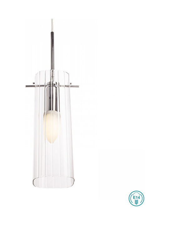 Rendl Light Studio Gift I Pendant Light Single-Light with Crystals for Socket E14, E.14 Transparent