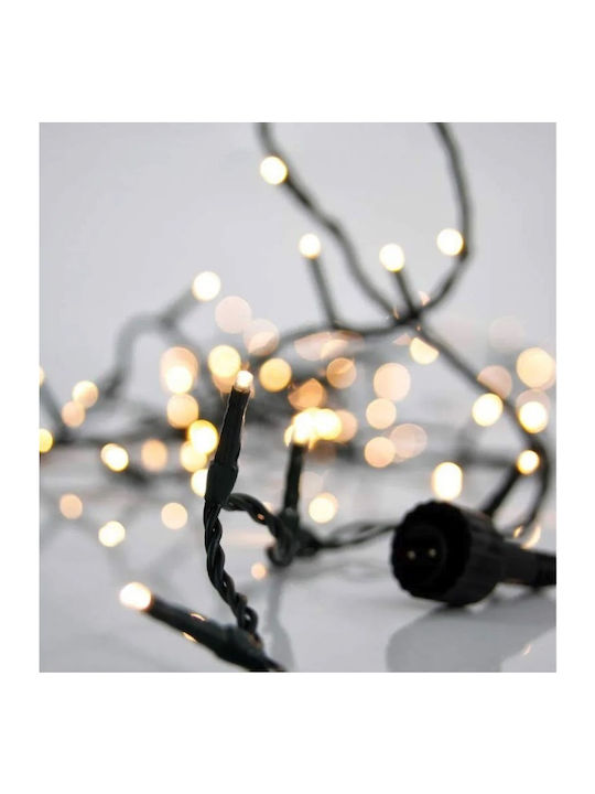 100 Lights LED 5m. Warm White in String 1pcs