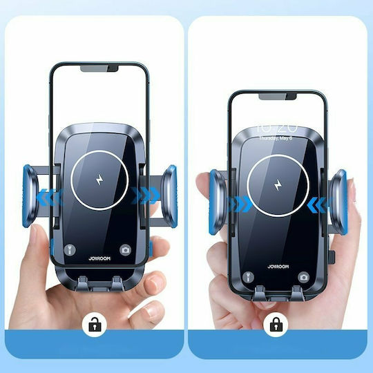 Joyroom R-ZS241 Стойка за телефон за кола 4.5" - 6.8" с регулируеми скоби Черна