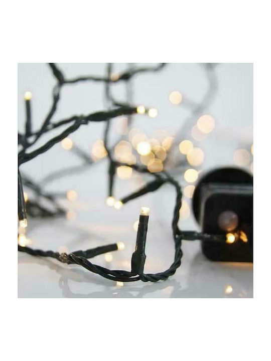 100 Lights LED 8m. Warm White in String 1pcs