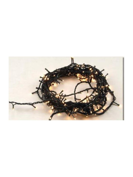 100 Lights LED 8m. Warm White in String 1pcs