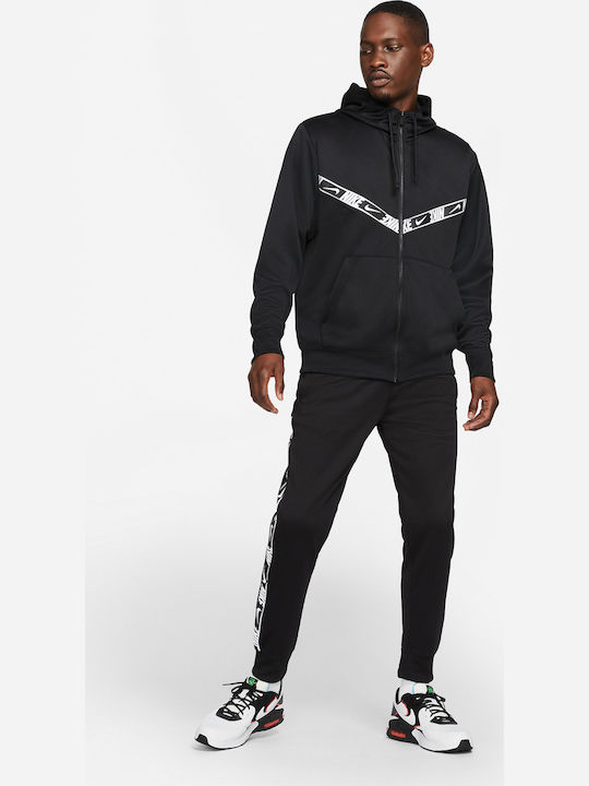 Sportswear Sweatpants Glossy with Elastic Black