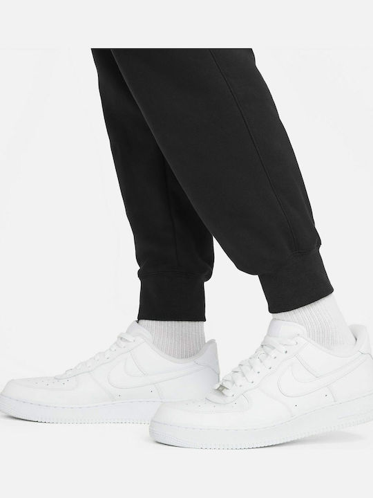 Cargo Sweatpants with Elastic Black