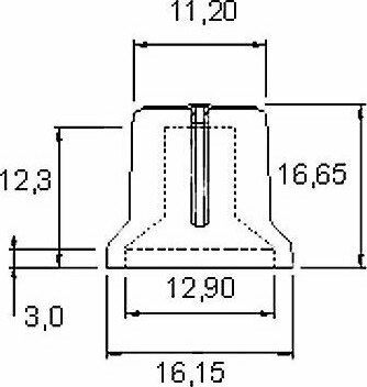 On-Off switch Rotary Green 1pcs