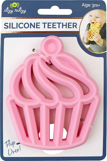 Itzy Ritzy Cupcake Teether from Silicone for 3 Months+