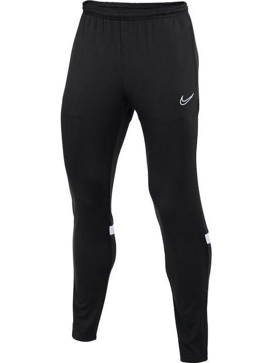 Academy Ποδοσφαιρικό Παντελόνι Φόρμας Dri-Fit Γυαλιστερό Μαύρο