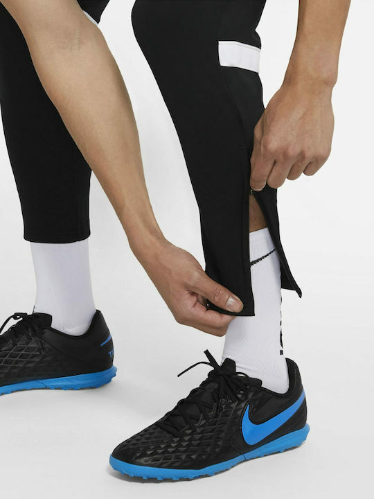 Academy Ποδοσφαιρικό Παντελόνι Φόρμας Dri-Fit Γυαλιστερό Μαύρο