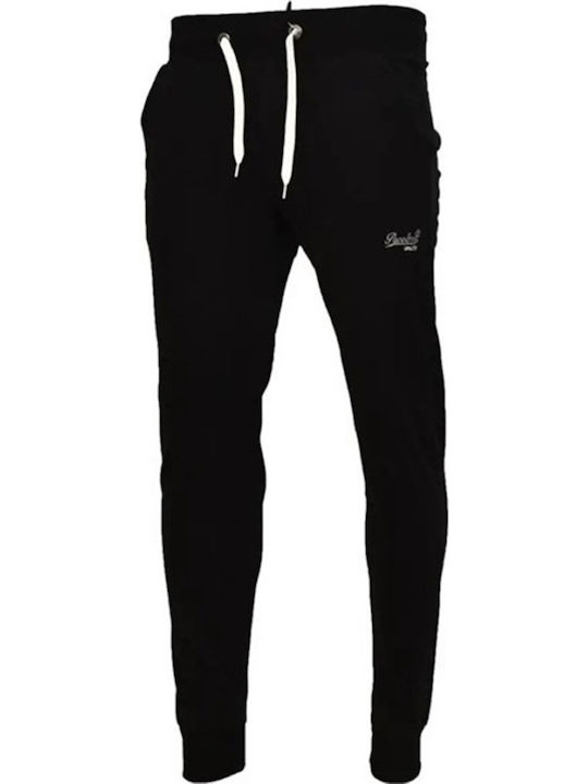Sweatpants with Elastic Black