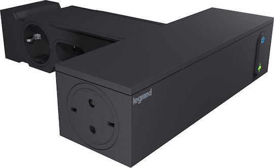 Legrand Corner Πολύπριζο Aσφαλείας 4 Θέσεων με Διακόπτη και Καλώδιο 2m