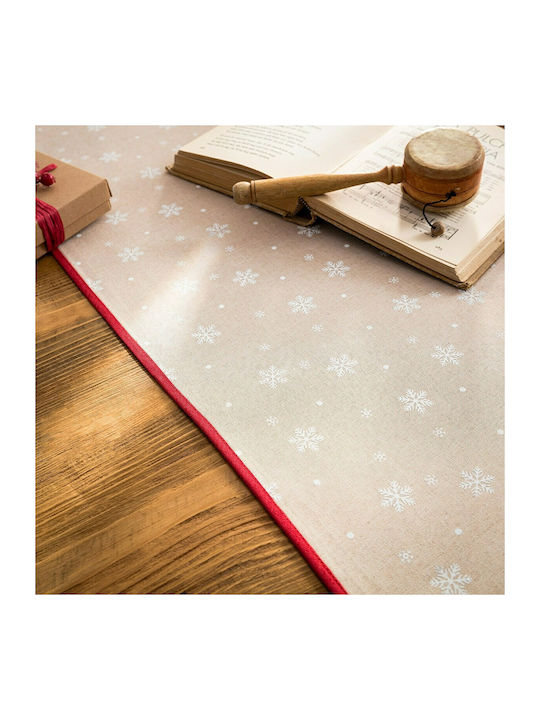 Gofis Home 839 Christmas Tablecloth Runner Fabric Red L160xW40cm.