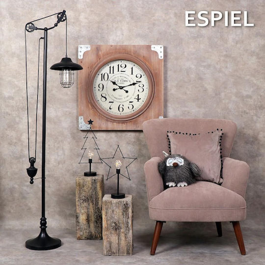 Espiel Metal Illuminated Christmas Decorative Desktop Star 24x10x36cm