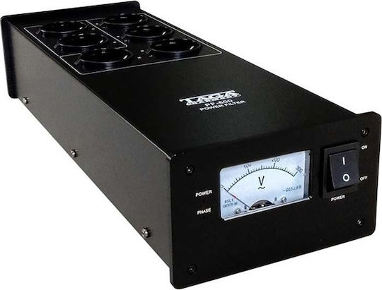 Taga Harmony PF-1000 v.2 v2 Steckdosenleiste mit Überspannungsschutz 8 Positionen mit Schalter und Kabel 0.45m ohne Kabel