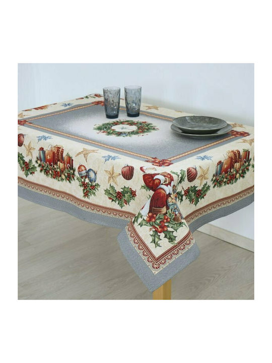 Dimeco 8930 Χριστουγεννιάτικο Plăcuțe de masă Textil Gri M50xL35cm 1buc