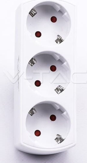V-TAC T-Shaped Wall Plug 3 Positions