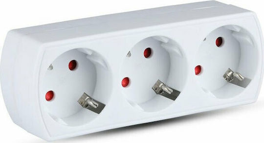 V-TAC T-Shaped Wall Plug 3 Positions