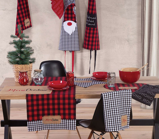 Nef-Nef Homeware Χριστουγεννιάτικο Σουπλά Άγιοι Βασίληδες 48x33εκ.