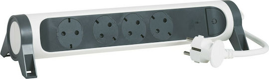 Legrand Power Strip with Surge Protection 4 Positions with Switch and Cable 1.5m