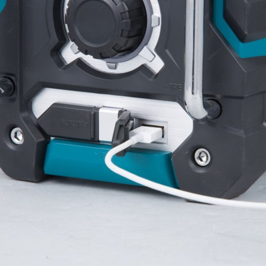 Makita DMR112 Tabletop Radio Rechargeable DAB+ with Bluetooth Blue