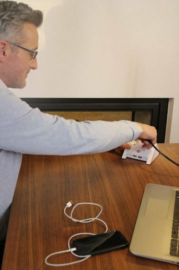 Brennenstuhl Πολύπριζο Aσφαλείας 2 Θέσεων με 2 USB-A και Καλώδιο 1.8m