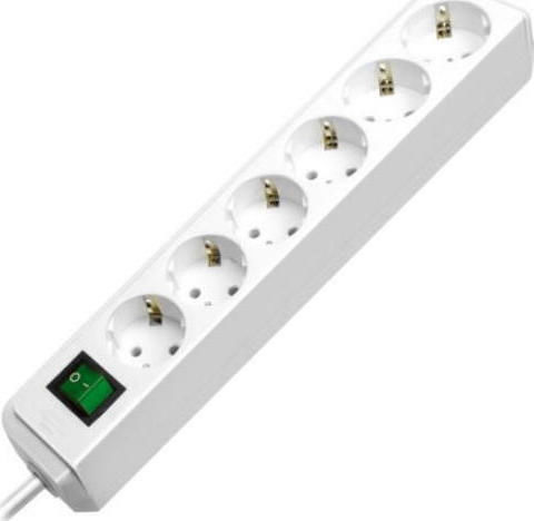 Brennenstuhl Eco-line Power Strip 6 Positions with Switch and Cable 1.5m