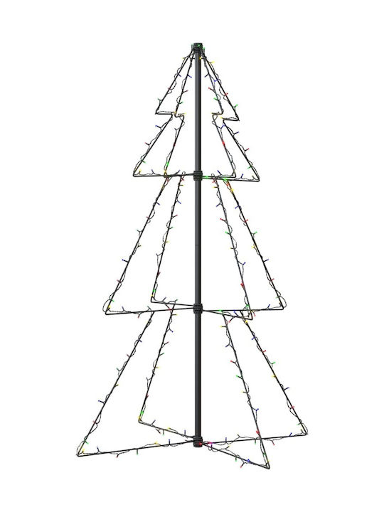 vidaXL Beleuchtet Weihnachtsdekoration Baum Klassisch 120cm Für den Außenbereich