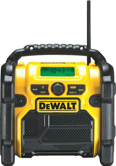 DEWALT DCR019 Portable Radio Rechargeable Yellow