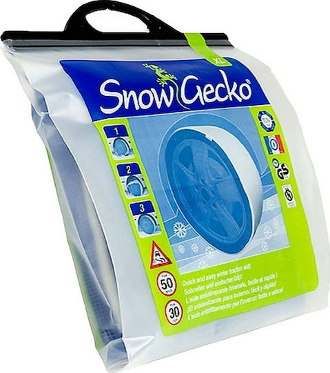 SnowGecko L Anti-slip Snow Socks Large Passenger Car 2pcs