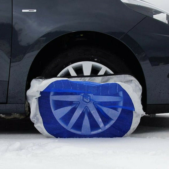 SnowGecko L Anti-slip Snow Socks Large Passenger Car 2pcs