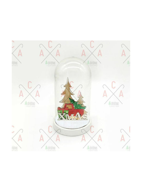 Christmas Illuminated Decorative Jar 19x11x19cm LED Plastic 11x19cm