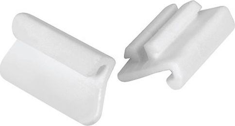 Lampa Car License Plate Frame Back Plastic Hooks for License Plate Frame 20pcs White White 1pcs