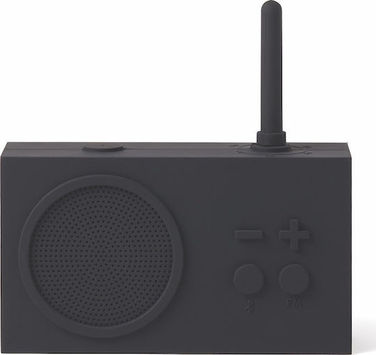Lexon Tykho 3 Tragbares Radio mit Bluetooth Schwarz